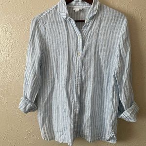 100% Linen button down - J Jill